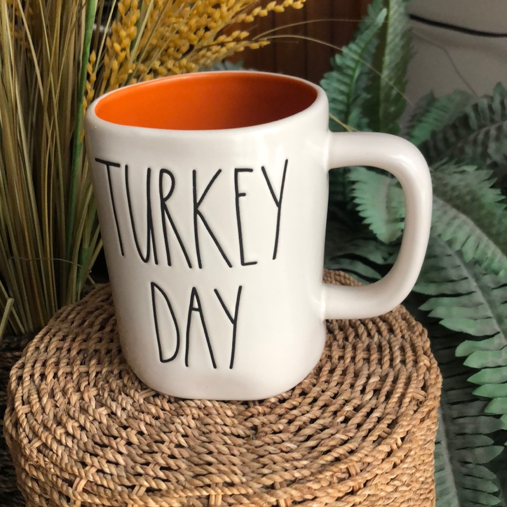 Rae Dunn TURKEY DAY Thanksgiving Mug